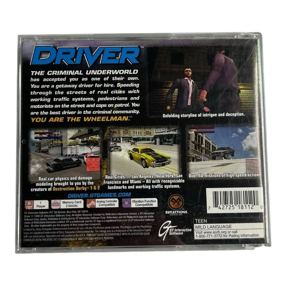 PlayStation 1 PS1 Formula 1 Driver Nascar Racing Video Game‎ Retro Bundle Lot 3